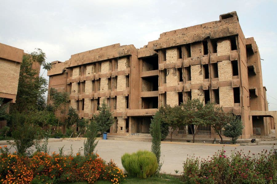 Brick university building in Kurdistan